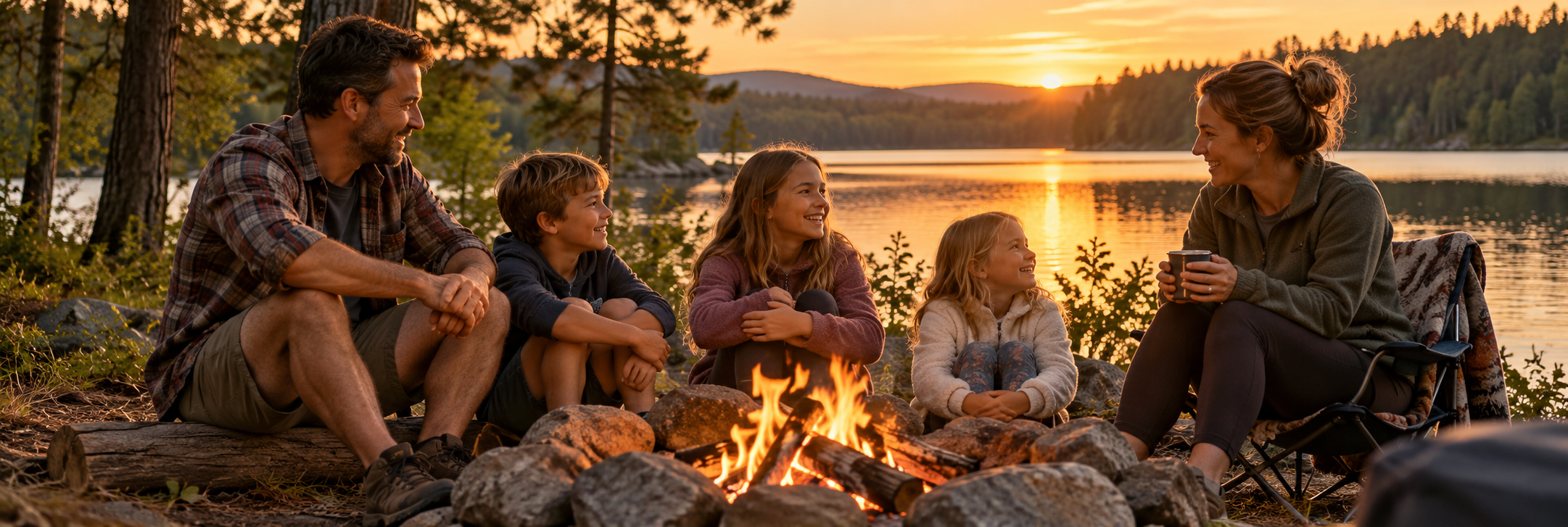 Family enjoying time together